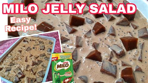 MILO JELLY SALAD Try This Trending Dessert Easy Recipe YouTube