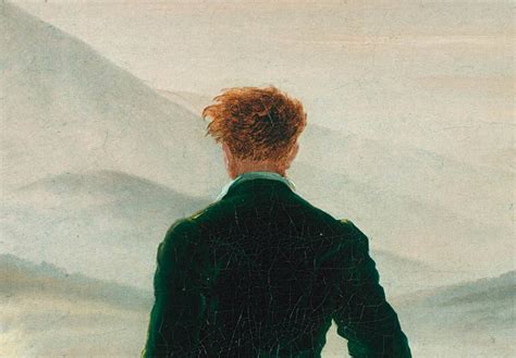 Reproduktion Der Wanderer Ueber Dem Nebelmeer Caspar David Friedrich