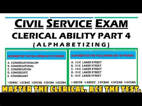 Civil Service Reviewer 2021 Clerical Ability Test Part 4