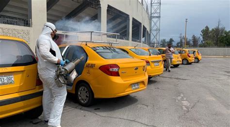 Autoridad Municipal Sanitiza Taxis Y Clausura El Asiento Del Copiloto