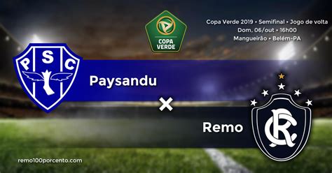 Assista Aqui Ao Vivo A Copa Verde 2019 Paysandu Remo Remo 100