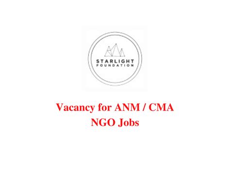 Vacancy For ANM CMA Starlight Foundation Nepal Health Magazine