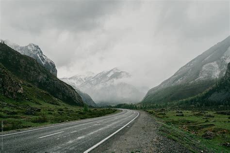 Road Through The Mountains By Stocksy Contributor Julia Volk Stocksy