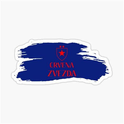 Crvena Zvezda Red Star Belgrade Sticker For Sale By Footarts Redbubble