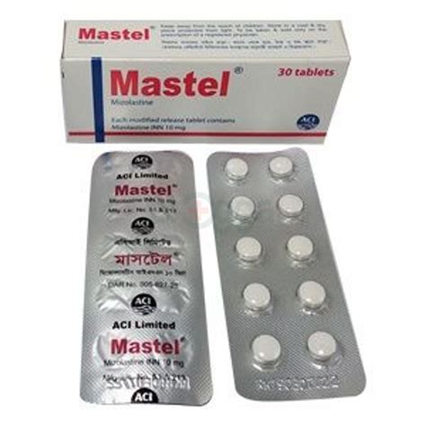 Mastel 10 Tablet 10mg Medicine Arogga Online Pharmacy Of Bangladesh