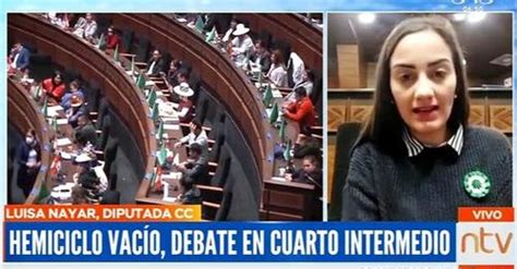 Debate De Ley De Censo Empantanado Diputada Nayar Denuncia Que El