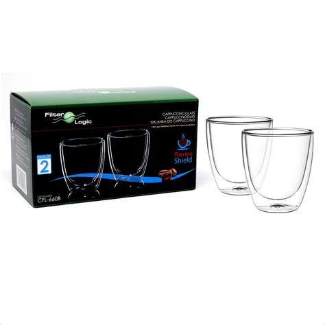 2x Szklanki TERMICZNE CAPPUCCINO Do Ekspresu DeLonghi Jura Krups