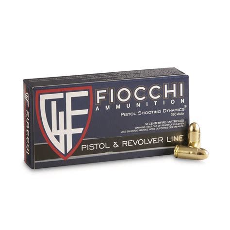 Fiocchi Acp Fmj Grain Rounds Acp Ammo