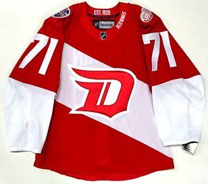 DYLAN LARKIN DETROIT RED WINGS 2016 STADIUM SERIES REEBOK EDGE ...