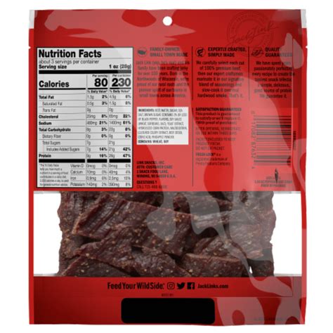 Jack Link's® Meat Snacks Peppered Beef Jerky, 2.85 oz - Smith’s Food ...