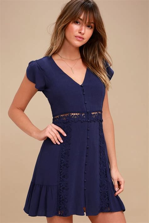 Sweet Lace Dress Crochet Lace Dress Blue Lace Dress Lulus