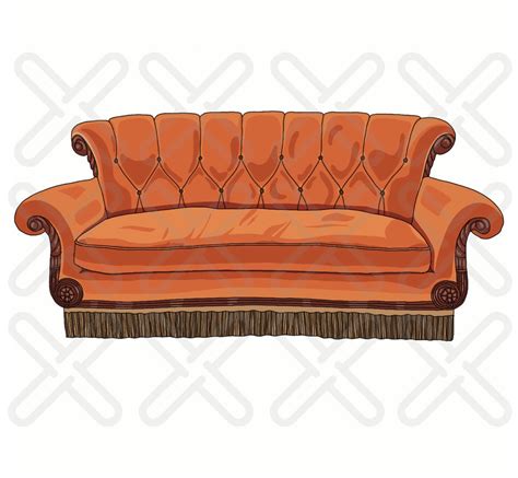 Friends Couch Png Jpeg Files Etsy