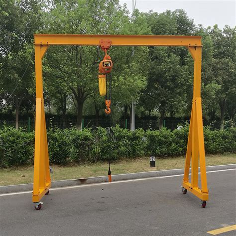 0 25 5 10 15 20 Tons Height Adjustable Rubber Tyred Single Girder