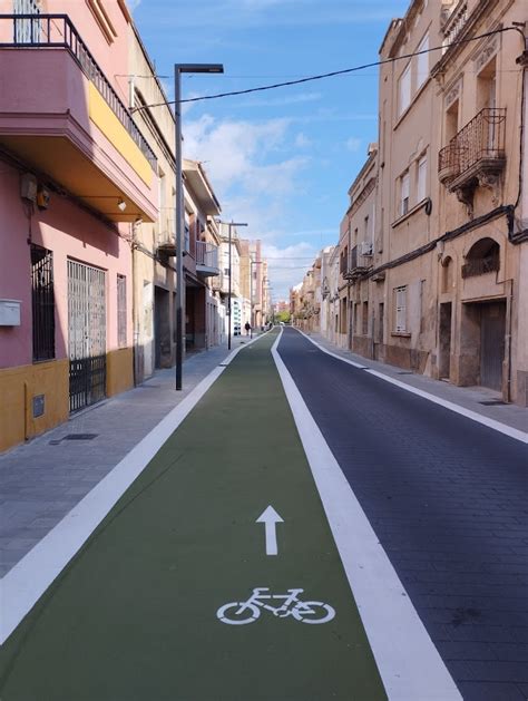 Me Moc En Bici On Twitter El Nou Carril Bici Al Carrer Barcelona De