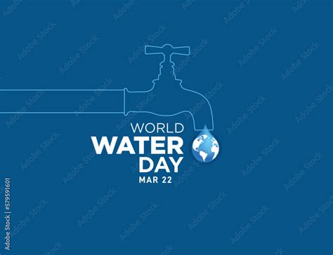 Accelerating Change World Water Day And World Toilet Day Vector