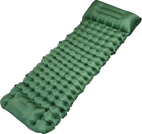 Camping Mat Lightweight Inflatable Sleeping Pad Bed 10cm Thick Self