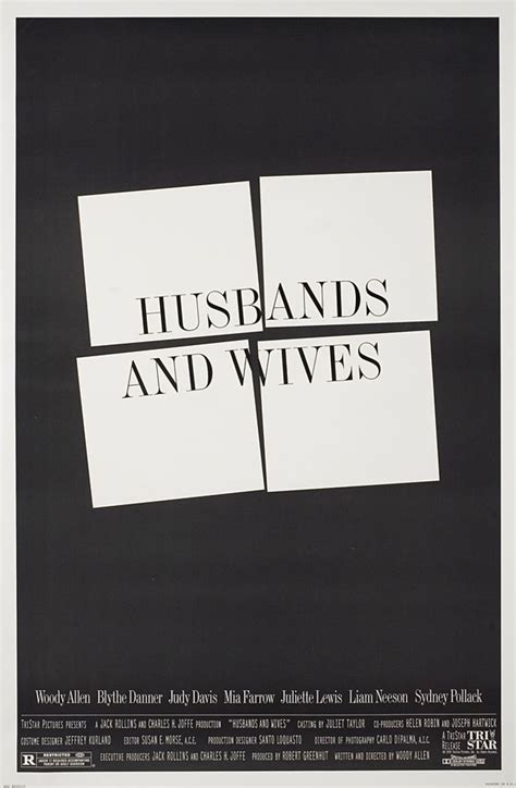 Husbands and Wives Original 1992 U.S. One Sheet Movie Poster ...