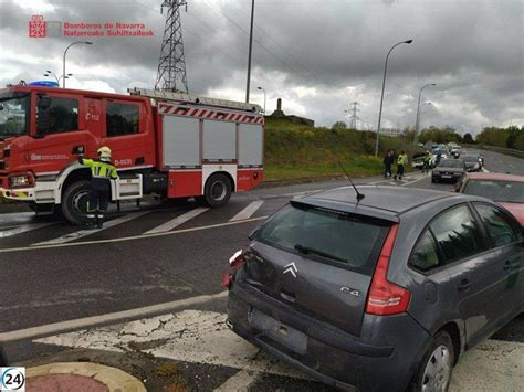 Accidente múltiple en Cordovilla deja una persona herida