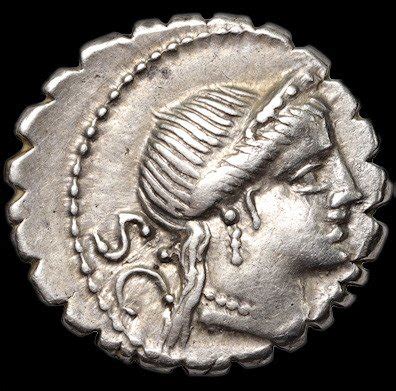 Roman Republic C Naevius Balbus 79 BC AR Denarius Catawiki