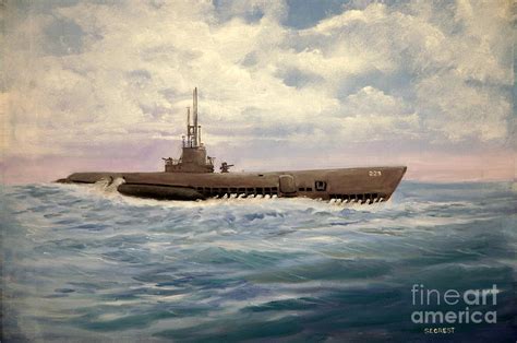 Uss Bonefish On Eternal Patrol Painting By Glenn Secrest