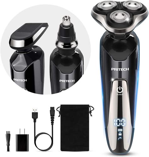 Electric Razor For Men Rechargeable Electric Shaver For