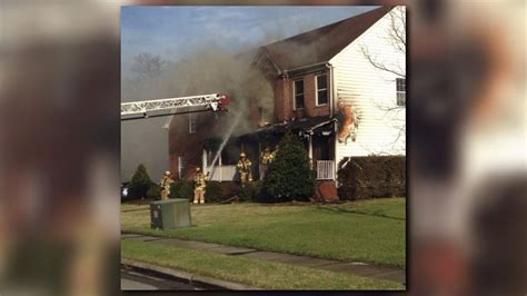 Crews Battle House Fire In Chesapeake