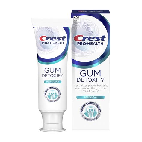 Crest Pro Health Gum Detoxify Deep Clean Toothpaste 2 6 Oz