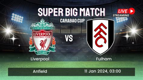 Liverpool Vs Fulham Live Stream Head To Head Scores Guide 2SportTV