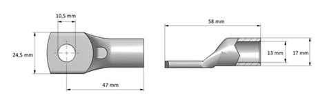 KE 70 CU 10 kaapelikenkä 70 mm² kupari Ouneva PK 70 10 CU 5201151