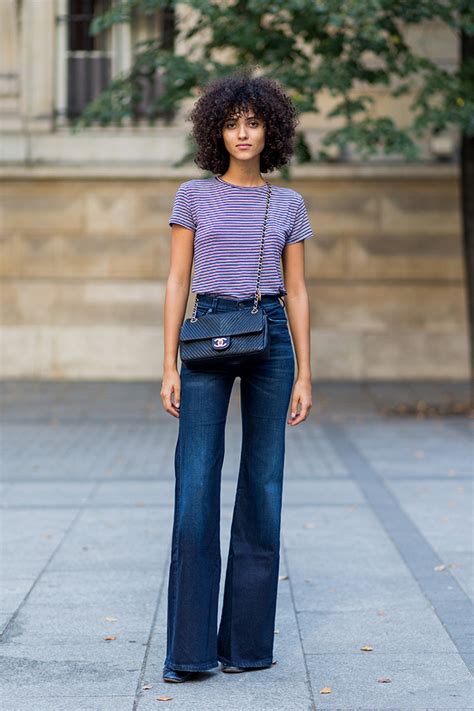 How To Style Wide Leg Jeans Outfits Stylecaster