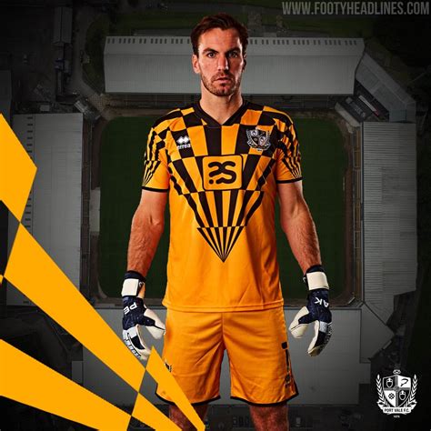 Stunning Port Vale 20-21 Home & Goalkeeper Kits Released - Design Input ...