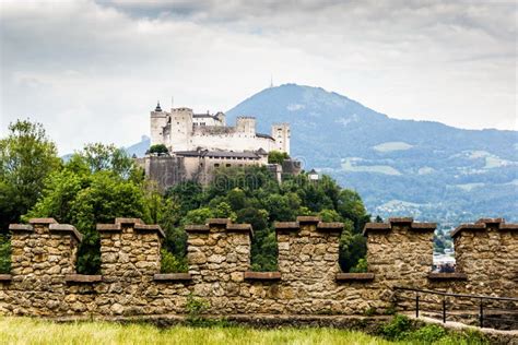 Hohensalzburg Fortress. Salzburg. Austria Stock Photo - Image of hill ...