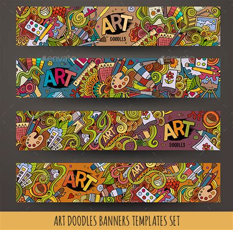 Art Banners Design Templates By Balabolka Graphicriver