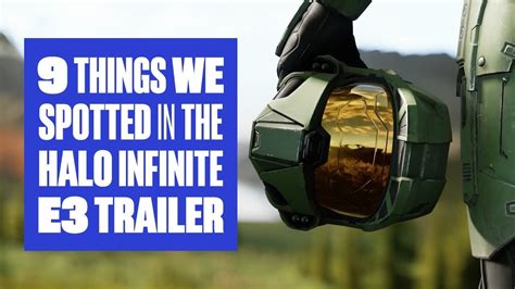 9 Things We Spotted In The Halo Infinite Reveal Trailer Halo Infinite E3 2018 Youtube