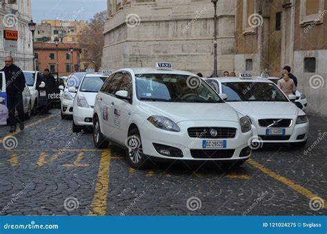 Taxi In Rome Editorial Image Image Of Winter Capital 121024275