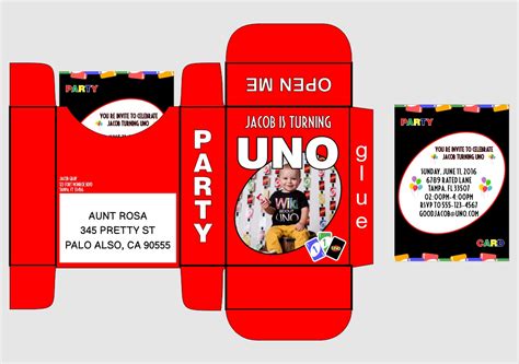 Printable Uno Deck Cards