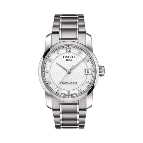 天梭 Tissot T Classic系列 钛金属 自动机械机芯 女表 T0872074411600 小迈步海淘品牌官网