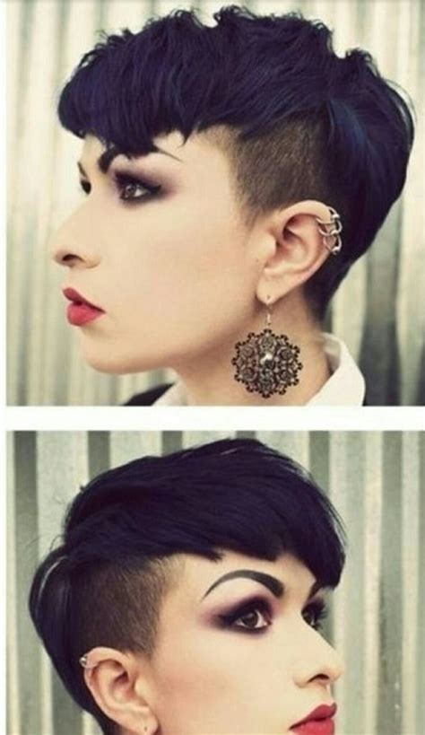 Een Beetje Gothic Punk Invloed Short Hair Styles Hair Styles Vogue