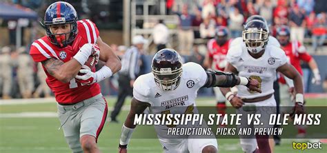 Mississippi State vs Ole Miss Football Predictions, Picks & Odds