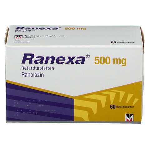 Ranexa 500 Mg 60 St Mit Dem E Rezept Kaufen Shop Apotheke