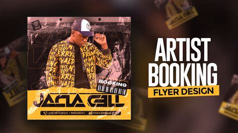 How To Design Artist Booking Flyer On Adobe Photoshop Night Club