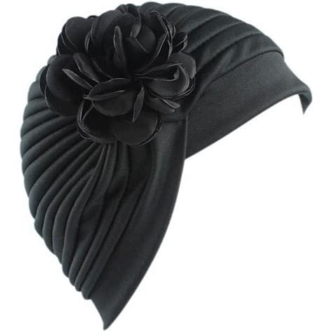 Floral Bonnets Turbans Couvre Chef Plissé Wrap Cheveux Bonnet Chimio