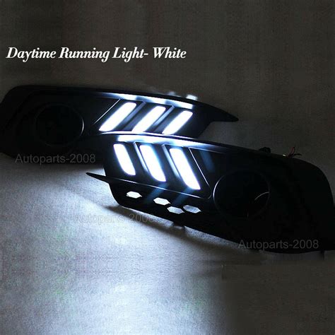 For Honda Civic Led Drl Daytime Turn Signal Light Angel Eyes