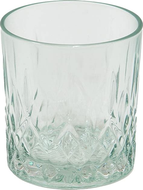 Clayre Eef Waterglas 300 Ml Groen Glas Drinkbeker Bol