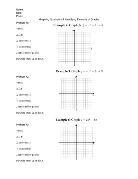 Graphing Quadratics 3.3