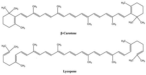 Beta Carotene Structure