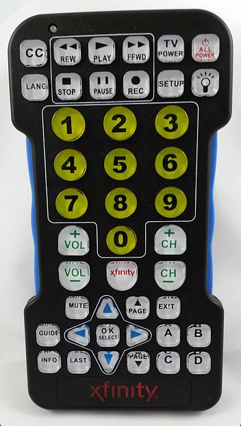 Large Button Remote Overview And Programming Codes Xfinity Large