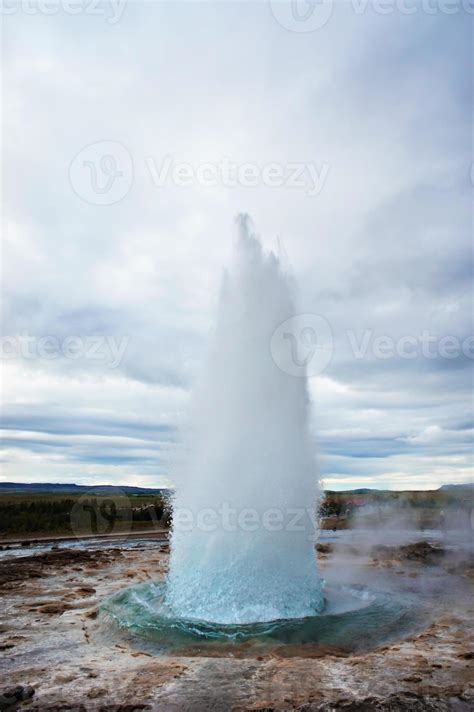 El Gran G Iser G Iser En El Suroeste De Islandia Valle De Haukadalur