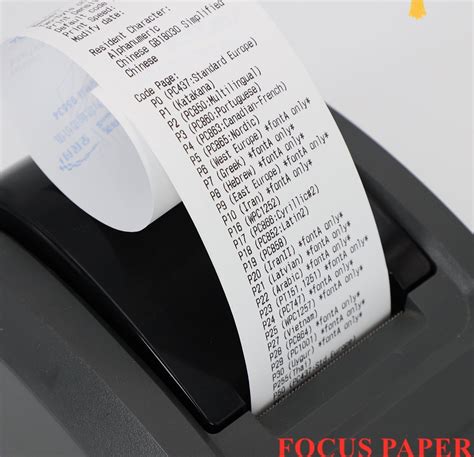 Thermal Printer Paper Size China Thermal Paper Roll And Thermal Paper