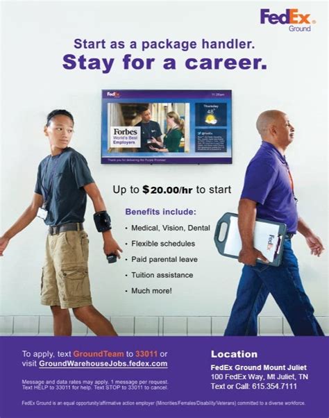 Fedex Ground Mount Juliet Is Now Hiring Up To 2000hr Nashville